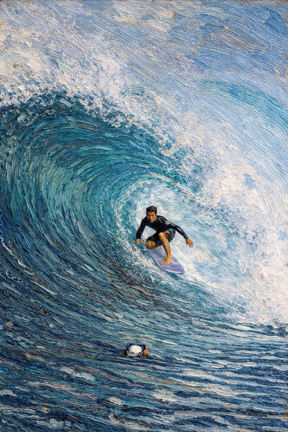 ART #28 JMILL-028 | Waves & Surfers | JMILL Collection