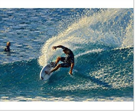 ART #11 JMILL-011 | Waves & Surfers | JMILL Collection