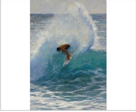 ART #19 JMILL-019 | Waves & Surfers | JMILL Collection