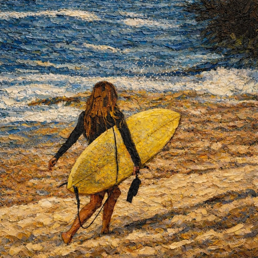 ART #1 JMILL-001 | Waves & Surfers | JMILL Collection