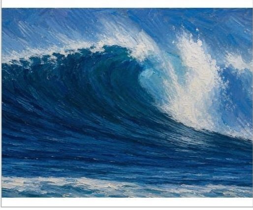 ART #12 JMILL-012 | Waves & Surfers | JMILL Collection