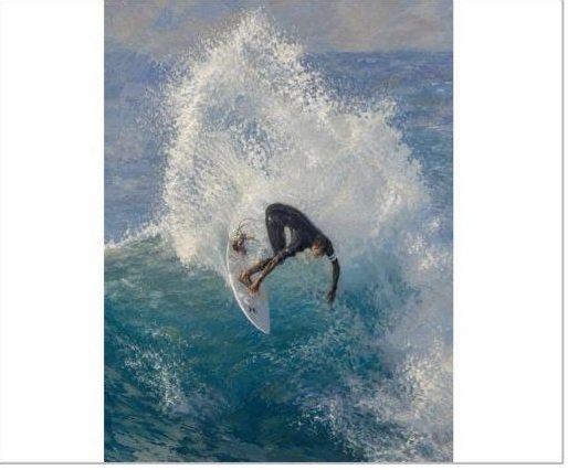ART #18 JMILL-018 | Waves & Surfers | JMILL Collection