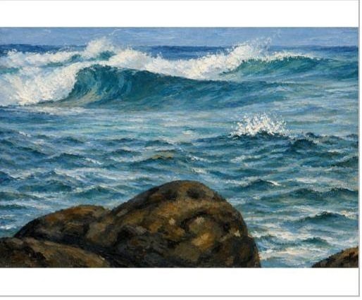 ART #21 JMILL-021 | Waves & Surfers | JMILL Collection