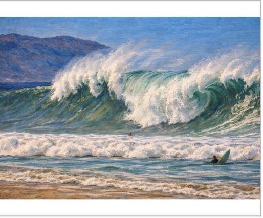 ART #7 JMILL-007 | Waves & Surfers | JMILL Collection