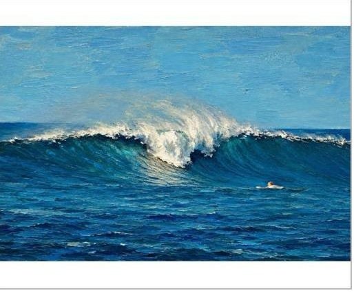 ART #14 JMILL-014 | Waves & Surfers | JMILL Collection