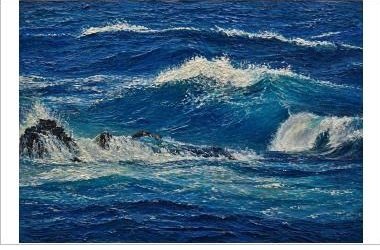 ART #27 JMILL-027 | Waves & Surfers | JMILL Collection